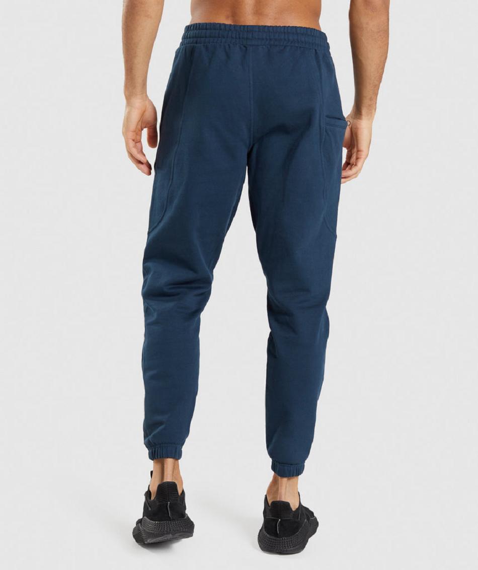 Gymshark Essential Muške Jogger Hlače Tamnoplave | HR 2956HAP